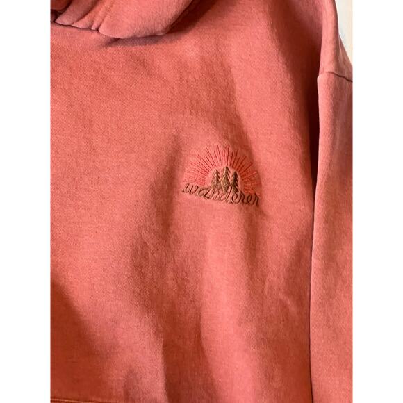 Denim & Flower Rust Pullover Hoodie Mens M - Picture 4 of 4